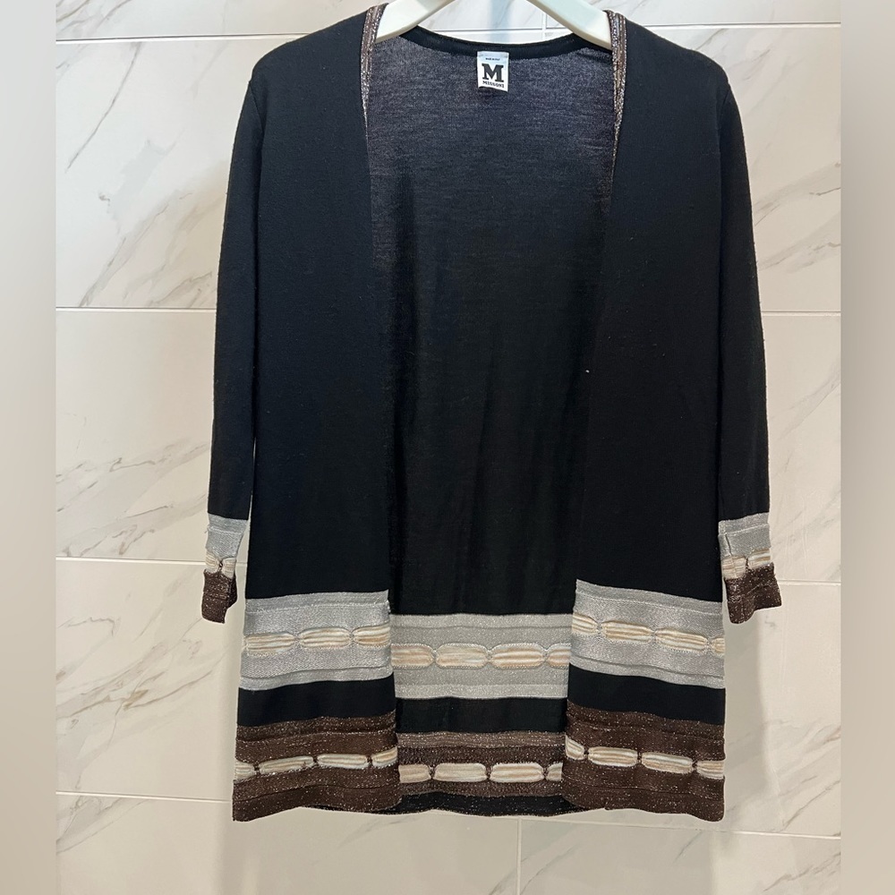 M Missoni open from cardigan